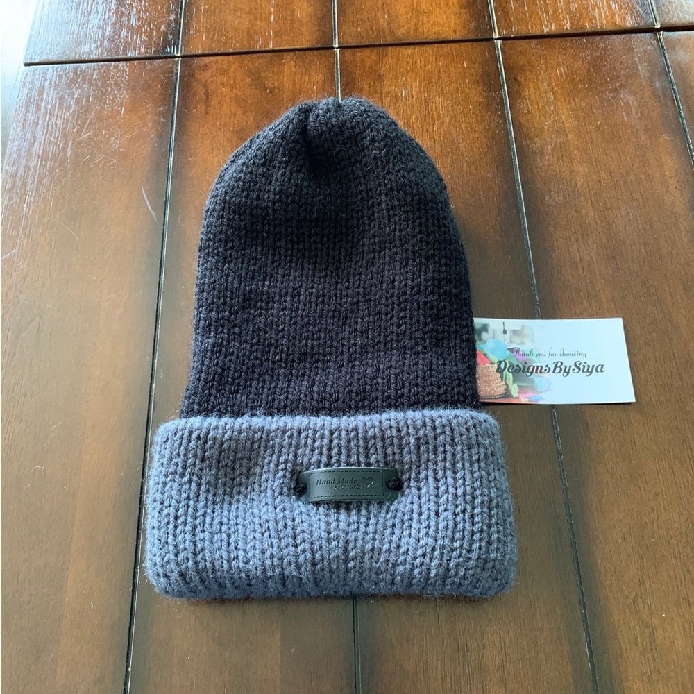 New!! Hand knitted Beanie Hat